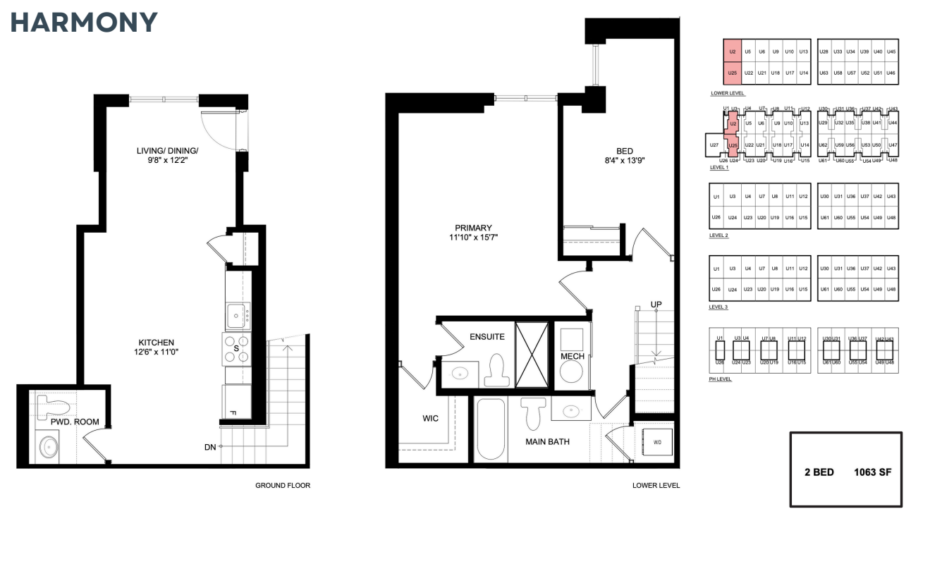 Harmony floor plan thumbnail