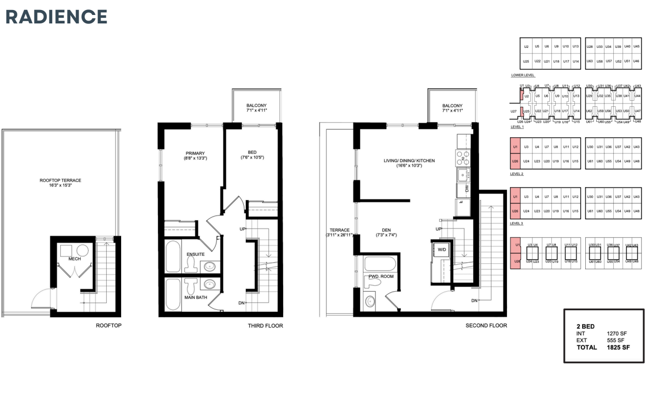 Radience floor plan thumbnail